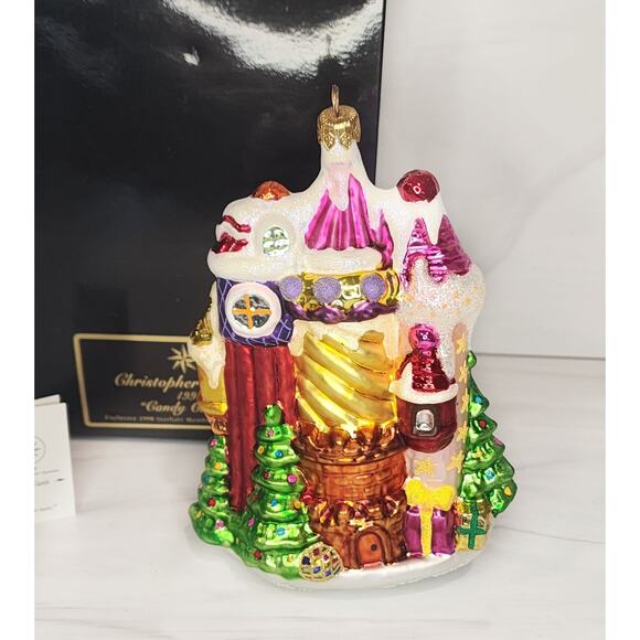 Retired, Vintage Christopher Radko "Candy Castle" Ornament 1998 #98-SP-36 - Picture 9 of 10